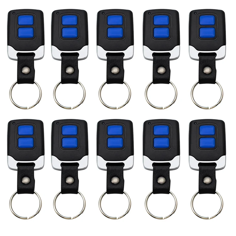 

M13K-10Pcs 433Mhz Garage Copy Remote Control 2 Keys Duplicator Door Commands Opener Electric Clone Fixed Code Access Gate