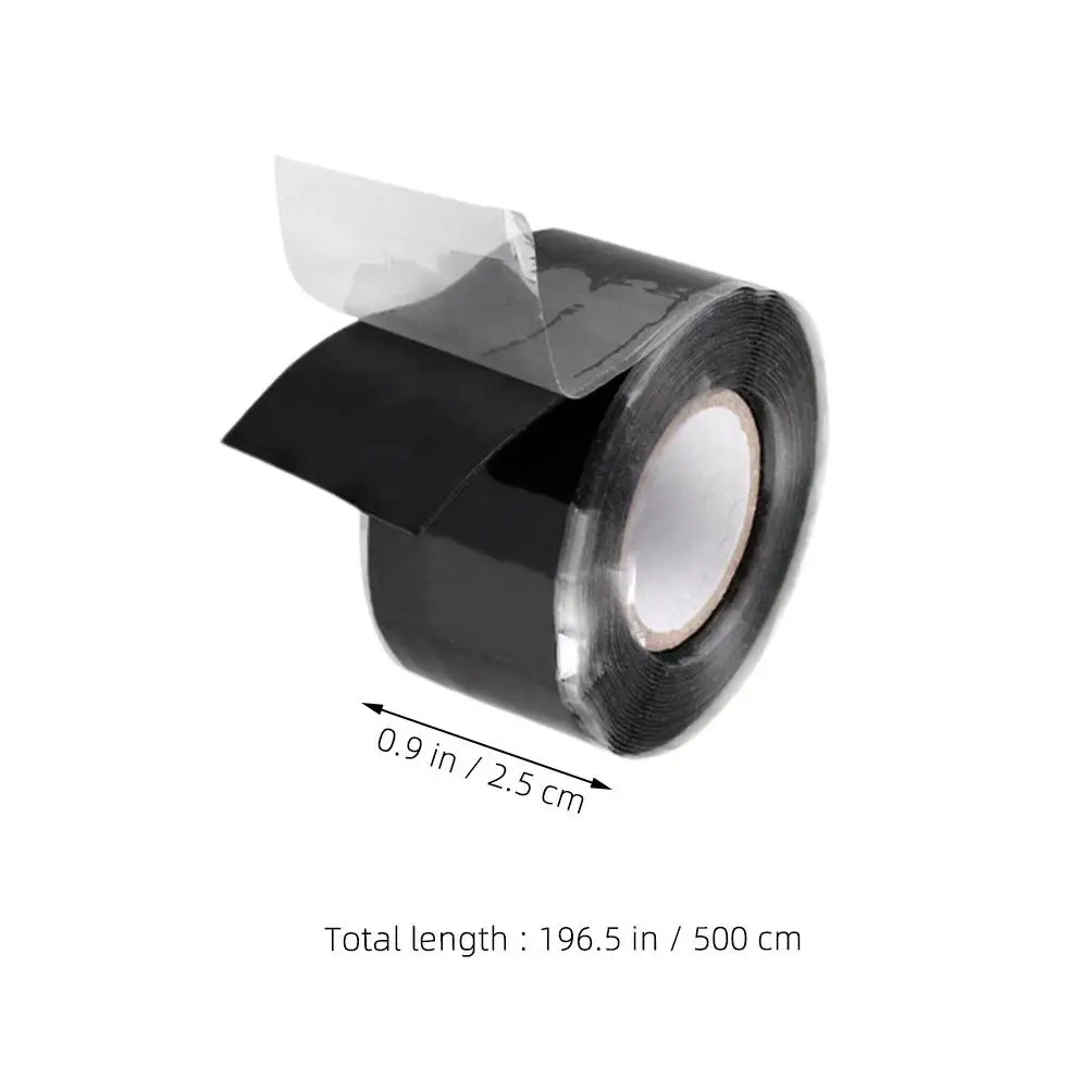 Self-Fusing Silicone Insulation Tape Heavy Duty Waterproof Leakproof Repair Tape for Plumbing Automotive Electrical Wire Wrap