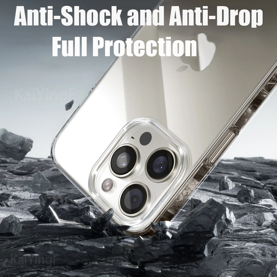 Funda Lujosa Transparente para iPhone 16 15 11 12 13 14 Pro Max Silicona TPU Suave para iPhone XR XS Max 8 Plus 2