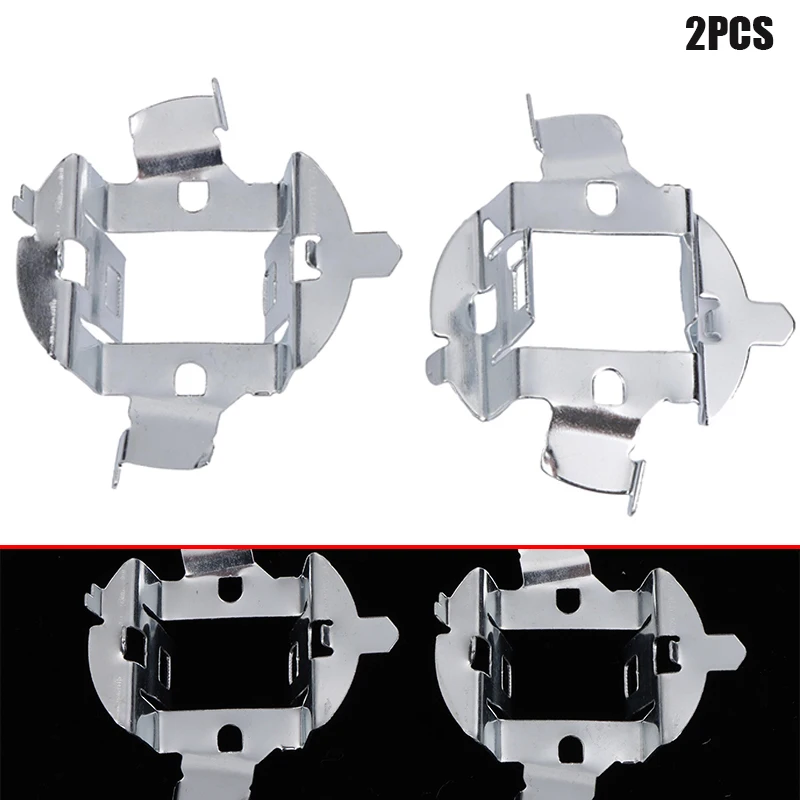2PCS Suitable For HID Lamp Connector 2PCS H7 LED Car Headlight Bulb Base Adapter Holder Socket Retainer