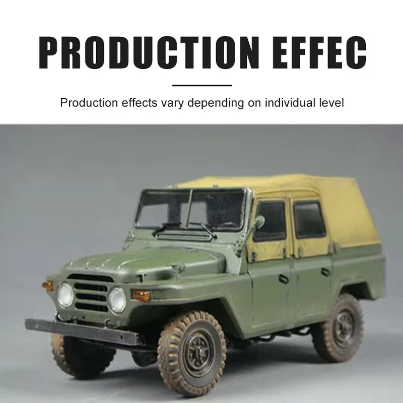 Trumpeter plastic assembly scale model kit TP02302 Chinese BJ212 Military Jeep w/canvas soft top 1/35 Scale