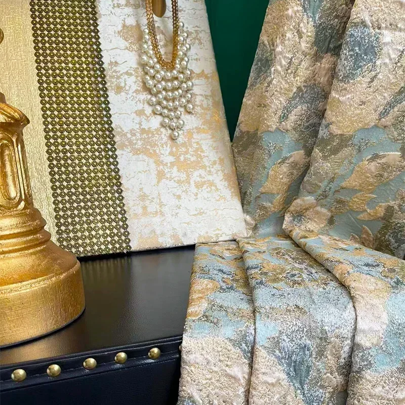 

Heat Insulation Window Finished Products French Light Luxury Romantic High Shading Curtains for Living Dining Room Bedroom