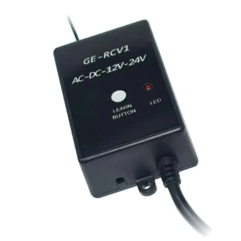 GE-RCV1 Receiver 433.92Mhz DC/AC 12V/24V For Gate Garage Door Remote Rolling Code And Fixed Code External Receivers