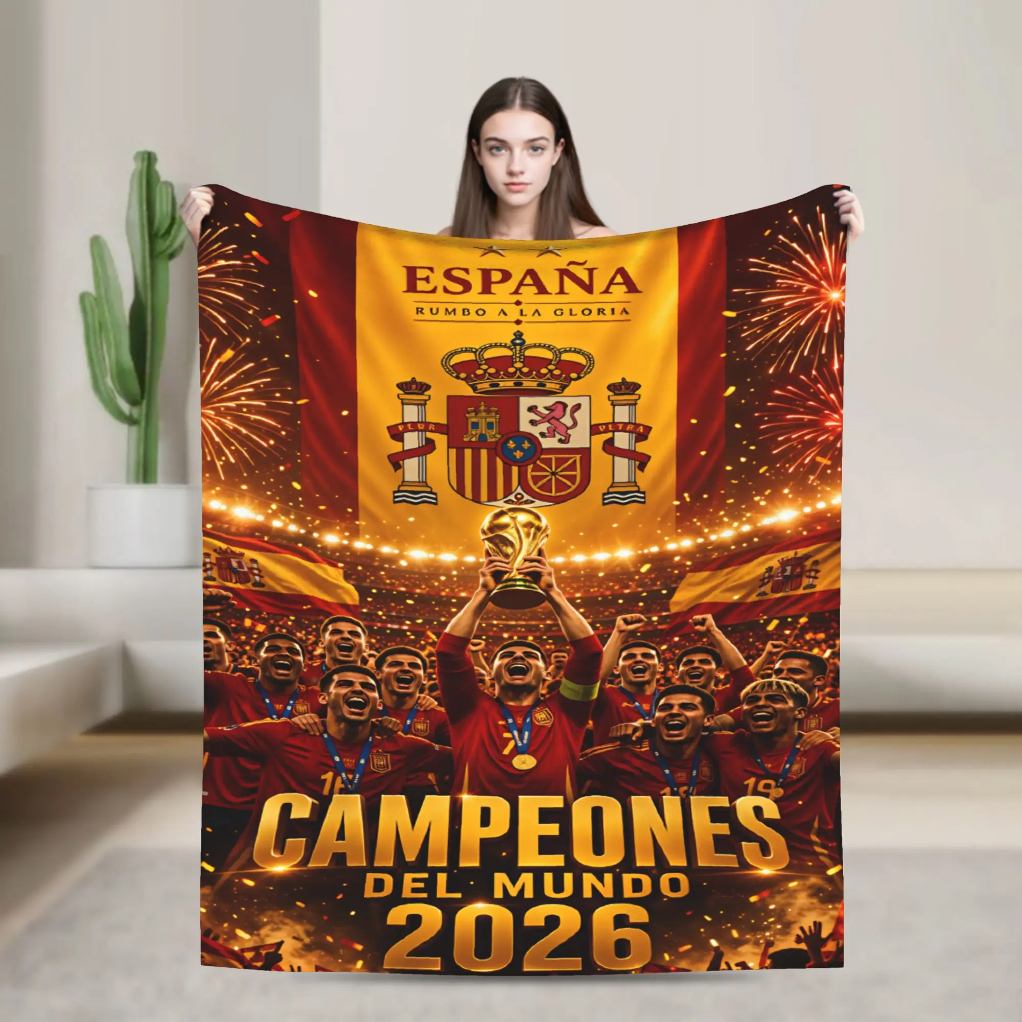 make spain great again  Flannel Blanket  Soft Bedding Throws for Couch Chair Decorative Aesthetic Bedspread Sofa Bed Cover