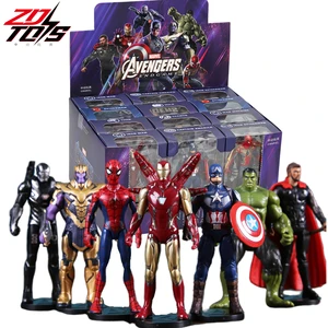 ZD Asli Avengers Iron Man Spider Man Green Goblin Racun 2099 Thor Kapten Amerika Thanos Hulk Mesin Perang Aksi Figur Mainan 10 penjualan terbaik sosok spiderman 2099 - №