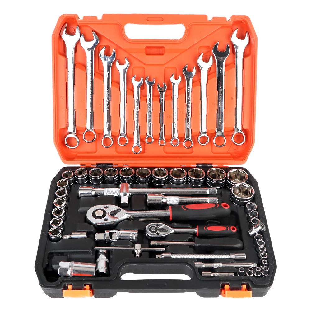 Remover Automotive Tools Wheel Bearing Seal Driver Installer Hand Tool Car Repair Kit Mechanical Socket Wrench 61 Pcs/Set