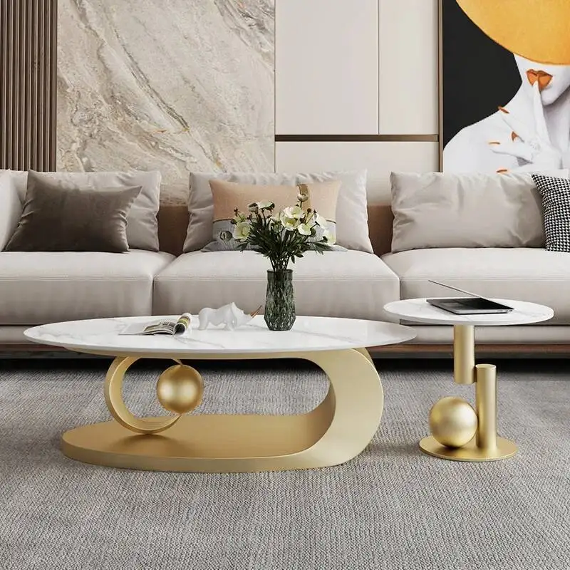 

Design Table Minimalist Luxury Modern Coffee Floor Gold Coffee Table Living Room Italian Modern Couchtisch Lounge Furniture