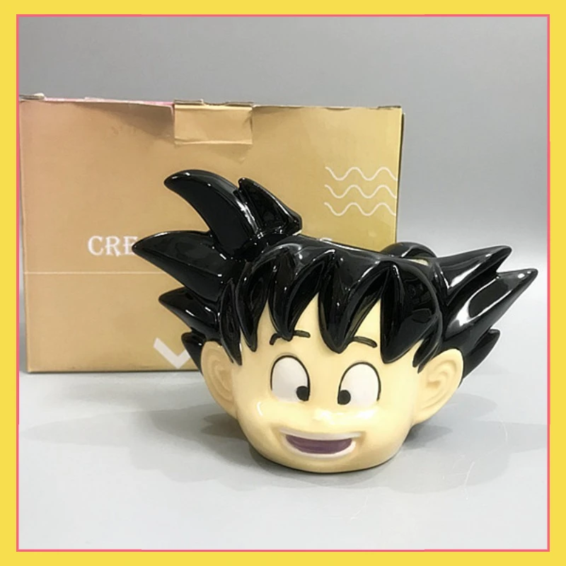 Animation Peripherals Dragon Ball Goku Cup Creative Shape Mug Personalized Special-shaped Ceramic Cup Ornaments Collection Gifts