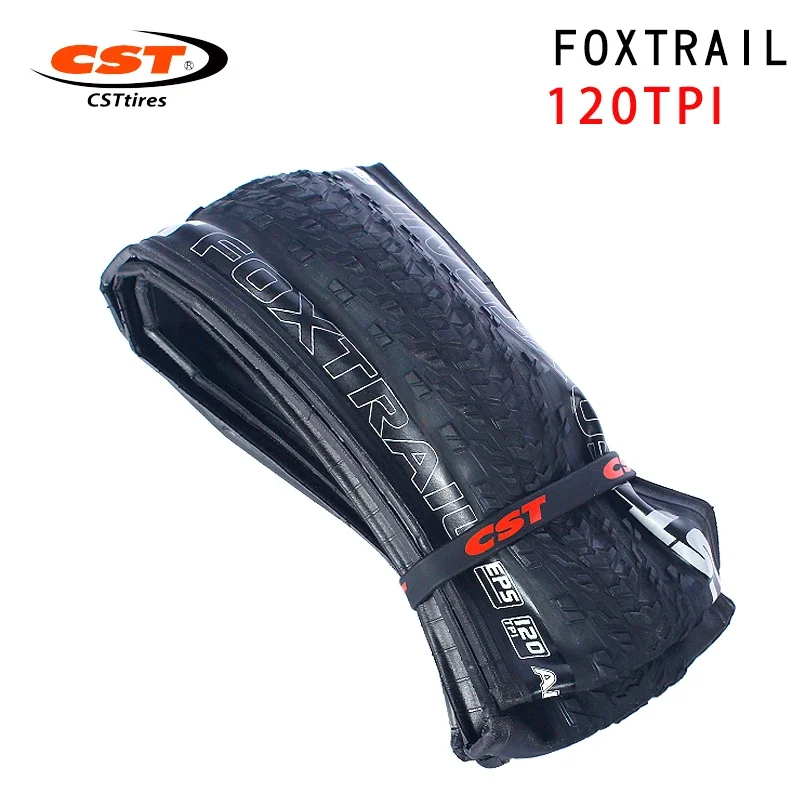 CST 26inch Mountain Bike Foxtrail Tire MTB Parts 27.5/29*1.95 120TPI Ultra Light Racing Folding Stab Proof Bicycle Tyre