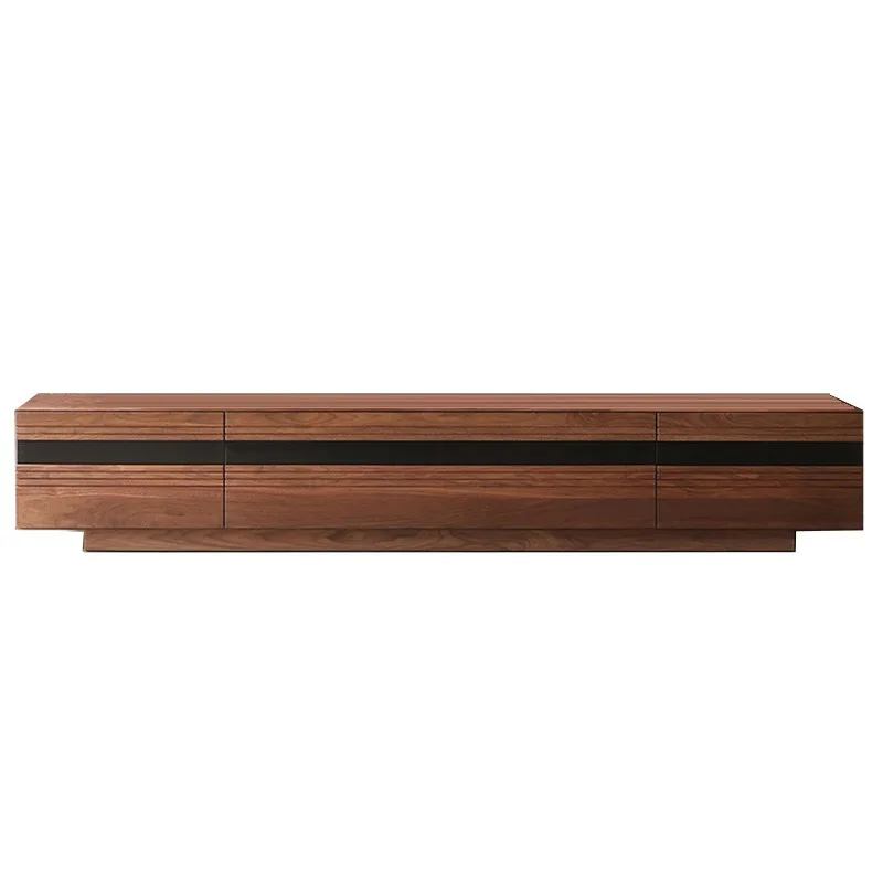 

North American black walnut TV cabinet Japanese living room small floor cabinet