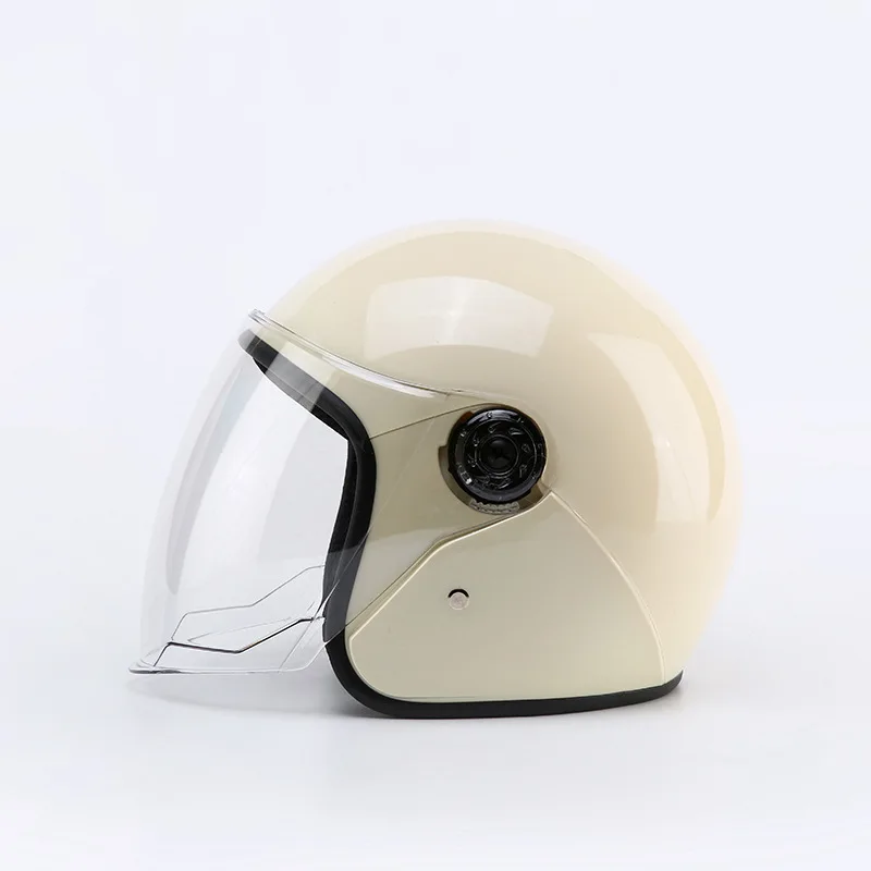 

Winter Electric Vehicle Motorcycle Helmet Male and Female Electric Vehicle Safety Helmet Universal Half Helmet