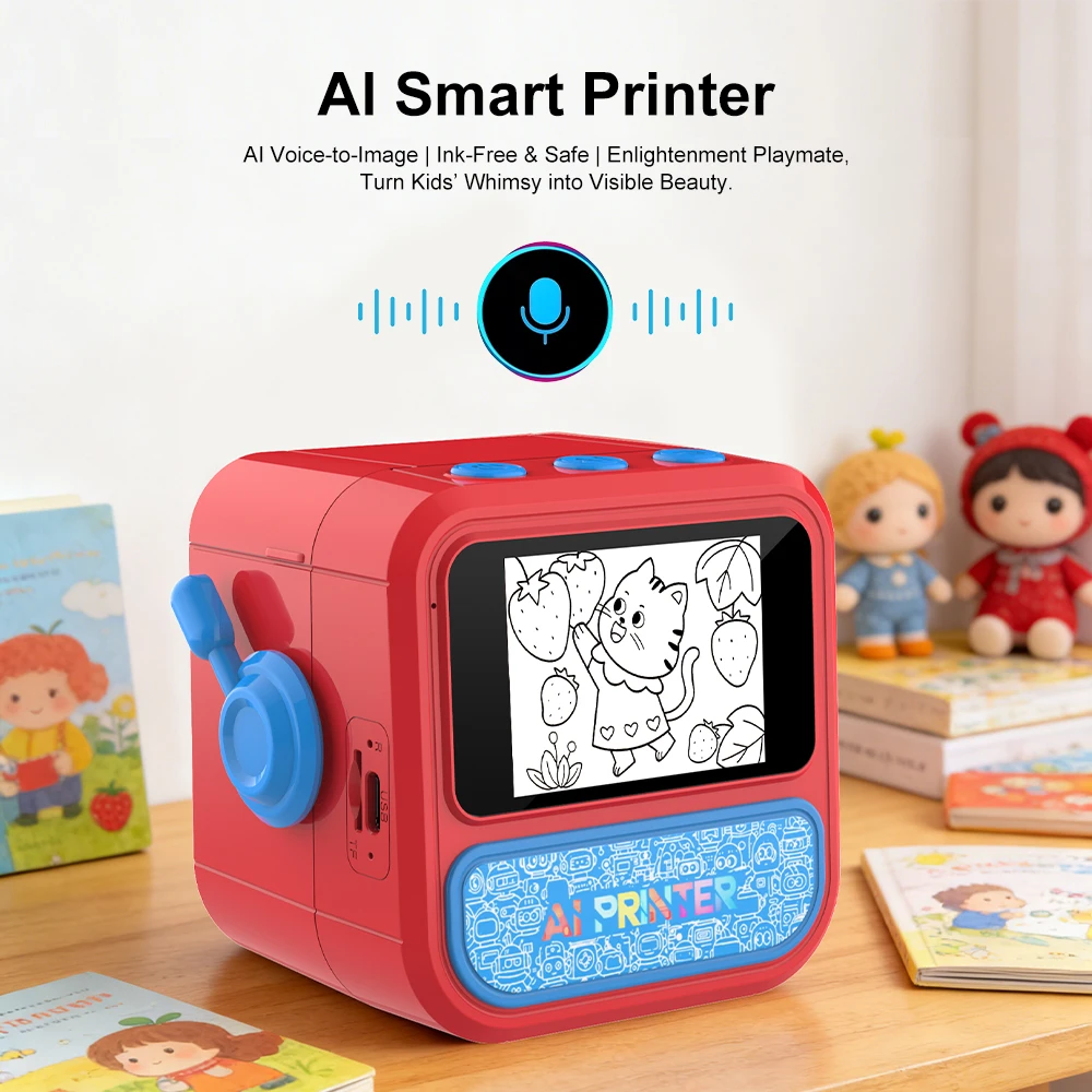 smart-ai-voice-mini-thermal-printer-with-display-inkless-portable-sticker-maker-6-modes-for-home-office-study-diy-projects