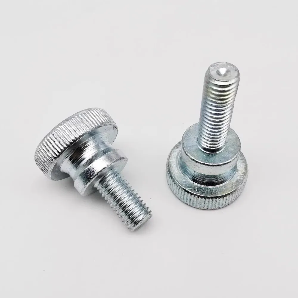 GB834 high-head knurled hand-tightened screw step double-layer large head adjustable bolt M3M4M5M6M8M10