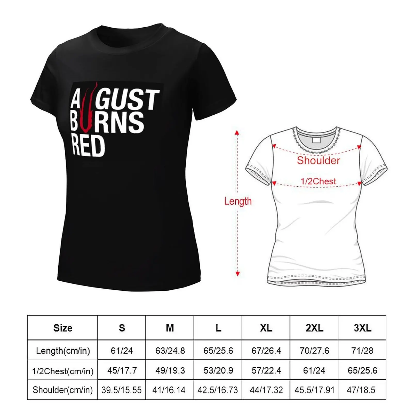 august burns red T-Shirt shirts graphic tees graphics oversized Woman T-shirts