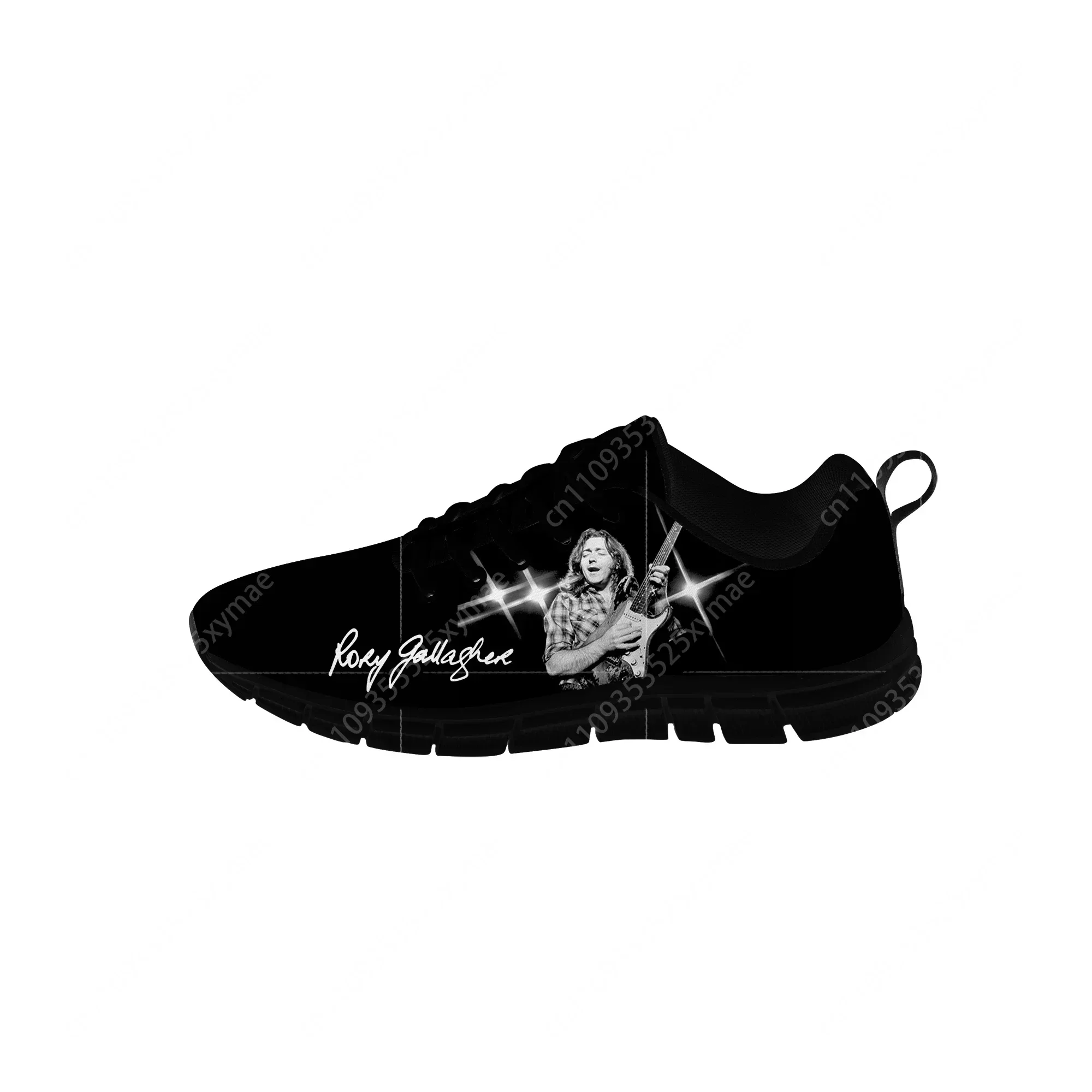 

RORY GALLAGER Sneakers Mens Womens Teenager Casual Shoes Canvas Running Shoes 3D Printed Breathable Lightweight Breathable shoe