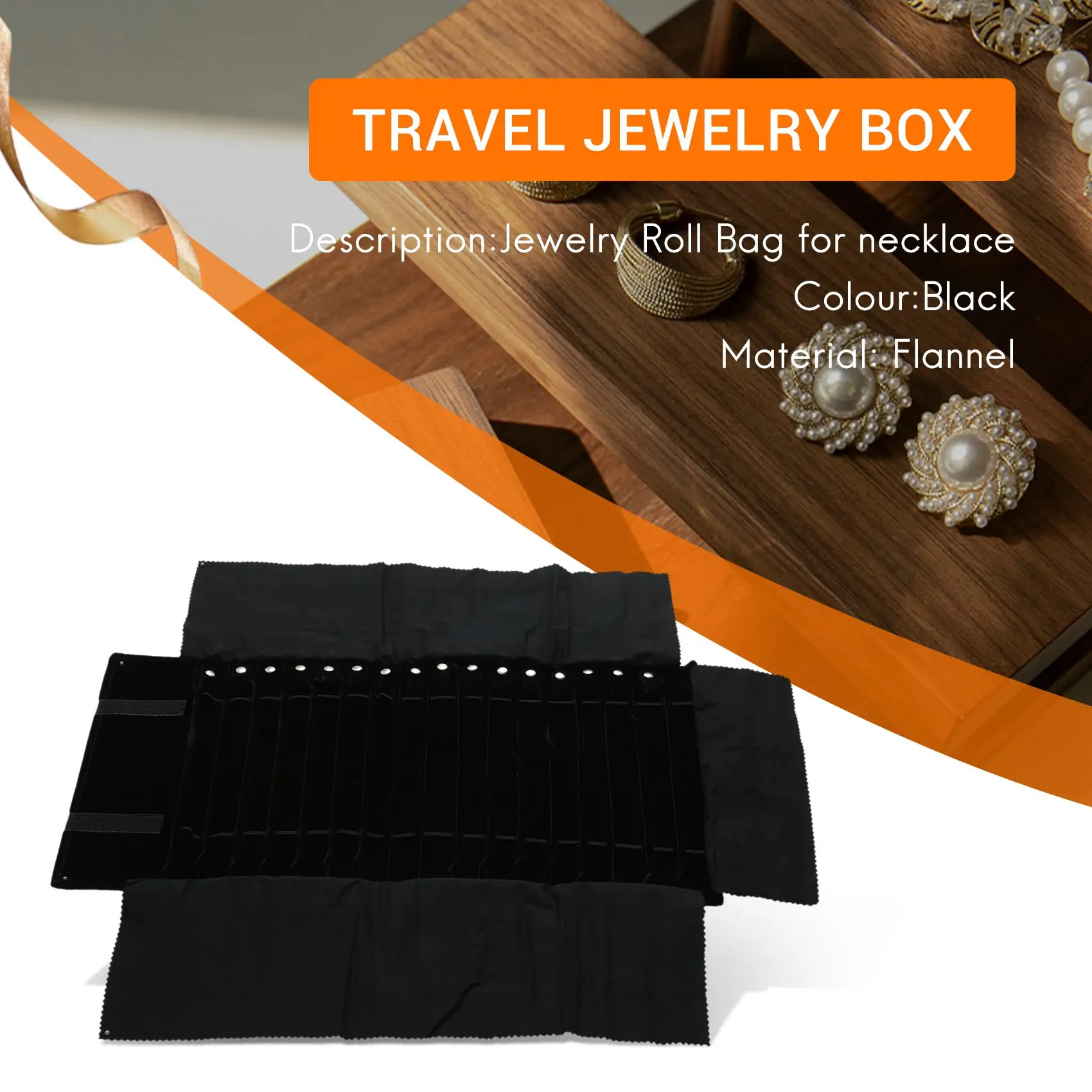 

Highly Recommended.Velvet Jewelry Roll Bag Storage Bag Storage Bag