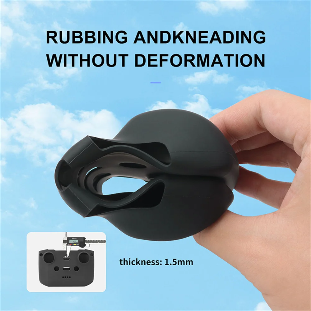 غطاء سيليكون لـ DJI Flip /Air 3S/Mini 4 Pro/4K غطاء حماية لجهاز التحكم عن بعد لـ DJI Neo RC N3/2 ملحقات الطائرة بدون طيار