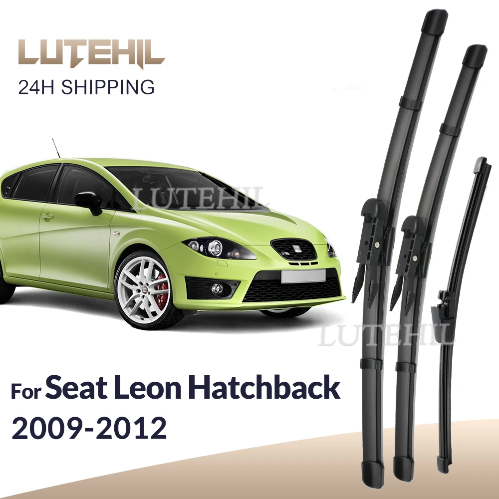 

Wiper Front & Rear Wiper Blades For SEAT Leon Typ 1P Hatchback 2009 2010 2011 2012 Windshield Windscreen Window 26"+26"+11"