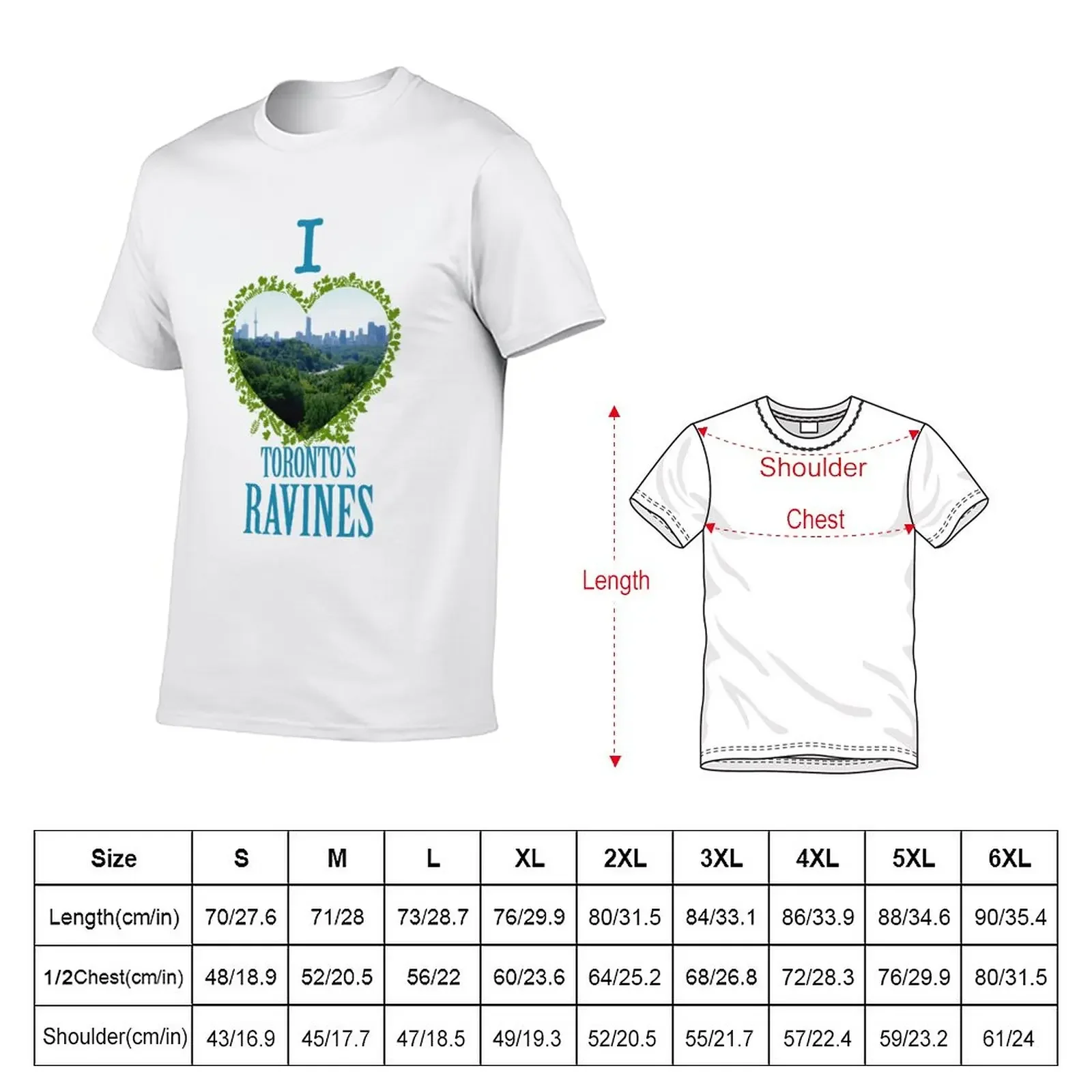 I Love Toronto's Ravines! T-Shirt hippie clothes vintage clothes mens vintage t shirts