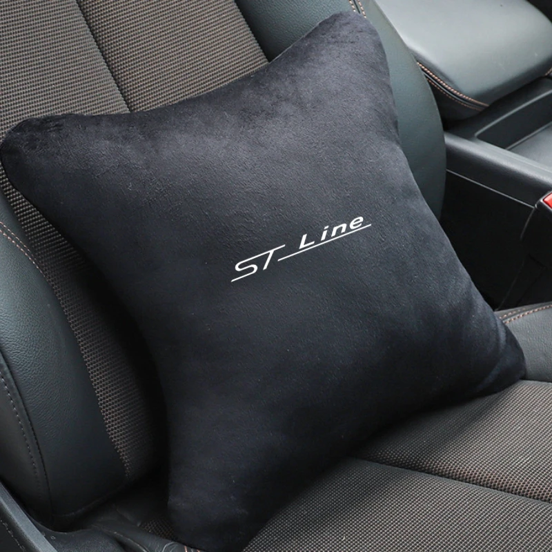 رغوة الذاكرة سيارة مسند الرأس قطني وسادة الظهر وسادة قطني وسادة لفورد فوكس mk2 st Vignale/st-line f150 #1