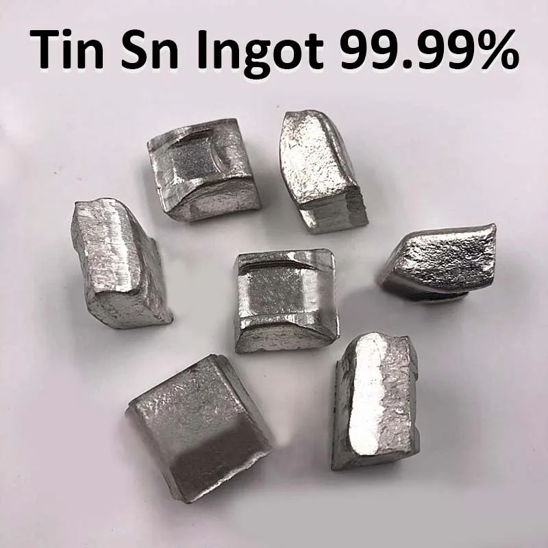 

9999 Tin Sn Ingot MIN High Purity Soft Metal Sphere Good for Welding Collection DIYs Crafts Workshops