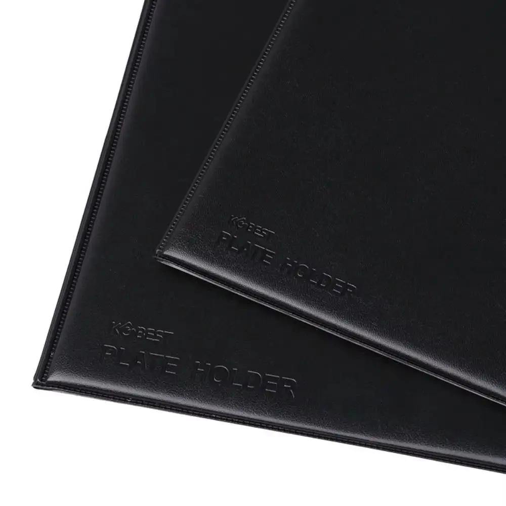 

1Pcs Foldable A4 A5 Clipboard Black PU Leather Conference File Folder Ultra-Smooth With Clip Buckle Writing Pad Office Supply