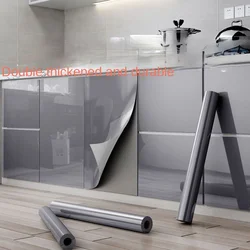 Cocina Oil Proof Waterproof Self Adhesive PVC Wallpaper Thick Bathroom Decor Pearlescent Baking Paint Muebles Cabinets Stickers
