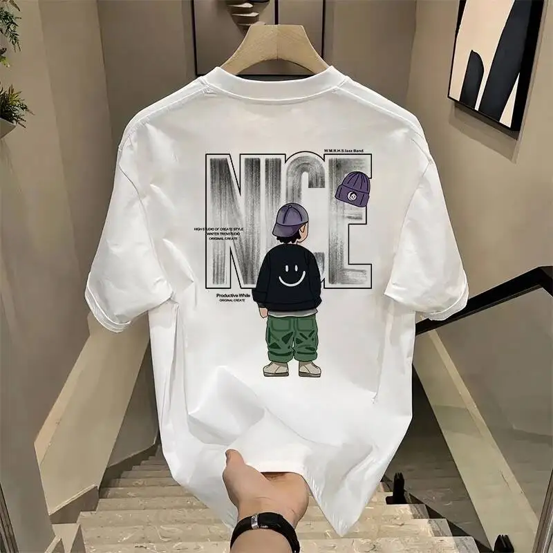 

Свободный крой, 100% хлопок, дышащий, удобный повседневный топ для мужчин и женщин