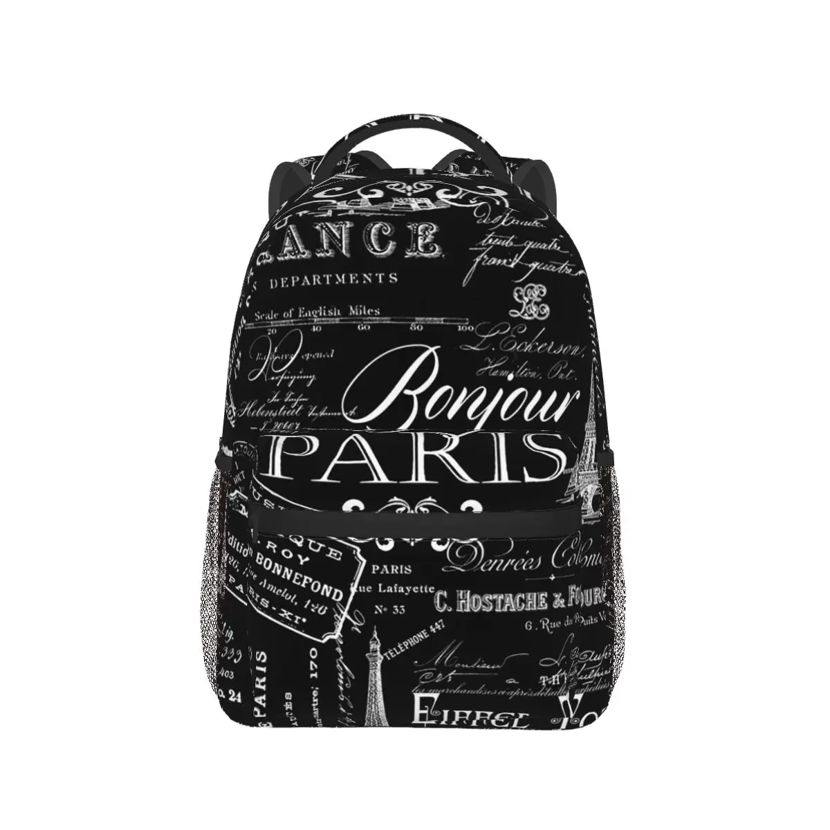 

Винтажный рюкзак Paris French Lifestyle с Эйфелевой башней, Лидер продаж, рюкзак большой емкости, детская сумка для книг, школьная сумка, сумки на плечо