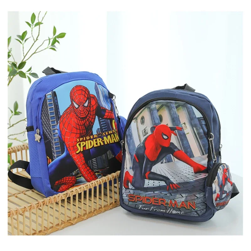 MINISO Disney Spider Man 2025 модная школьная сумка для книг милый персонализированный рюкзак с мультяшным принтом супергероев для мальчиков лучший подарок