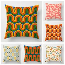 Nordic fall home decor autumn throw pillow case sofa Cushion cover modern 45x45cm 45*45 50x50 60x60cm 40*40 40x40 geometry 60*60