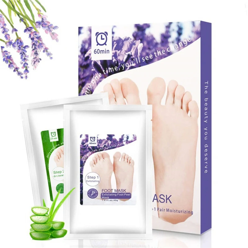 

Lavender Foot Mask for Removing Dead Skin and Calluses on The Feet, Soft and Moisturizing Foot Patch