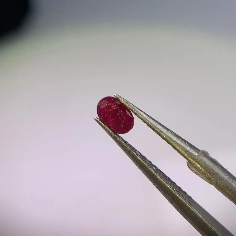 4x6mm Natural Artifical and Natural Ruby for Fine Jewelry DIY for Earring and Ring and Pendant