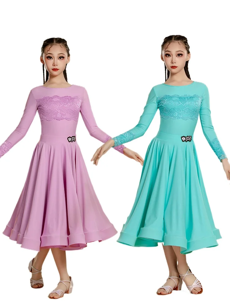 

Modern Dance Dress Women's New Ballroom Dance Waltz Ballroom Dance Cha-cha Square Dance Performance Competition Clothes