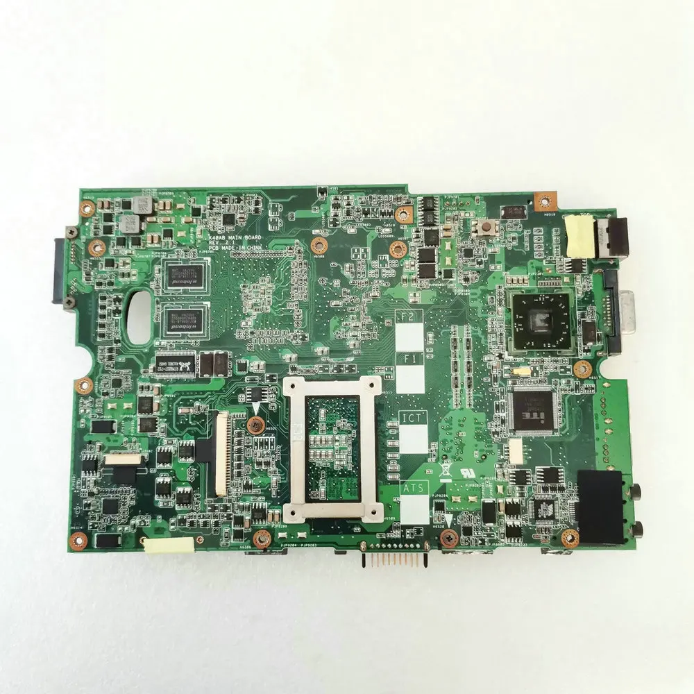 For ASUS K40AB K50AB K40AD K50AD K50AF K40AF Laptop Motherboard With graphics card DDR2 Notebook Mainboard 60N0E0M110C04