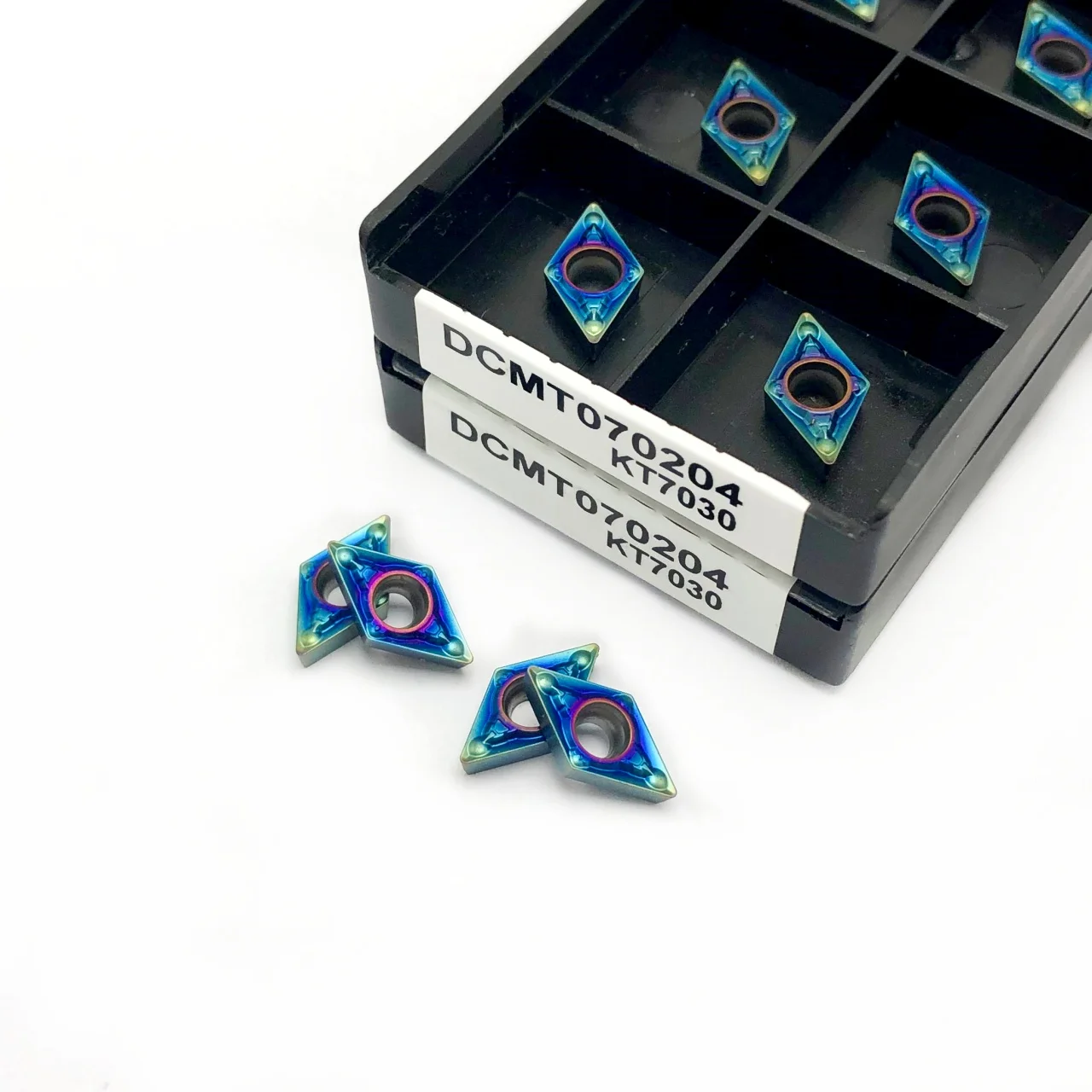 DCMT070204 DCMT070208 KT7030 Carbide Inserts External Turning Tool CNC Turning Insert DCMT 070204 DCMT070208 Cutting tool