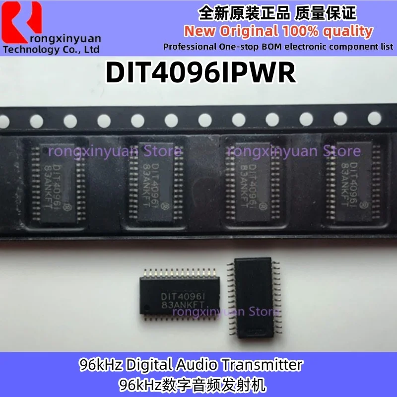 

1-10Pcs DIT4096IPWR DIT4096I TSSOP-28 DIT4096IPW DIT4096 96kHz Digital Audio Transmitter Original New 100% quality