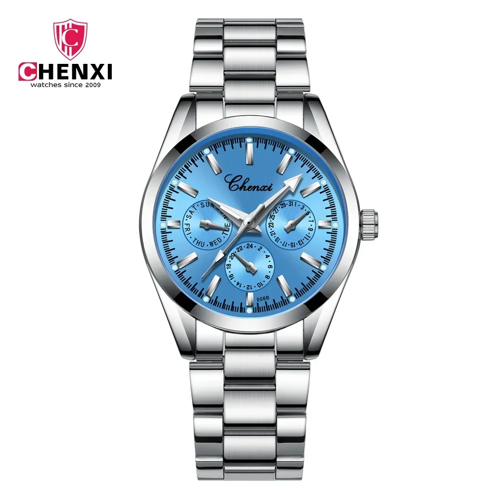 Chenxi 006B Hot Selling Men\'s Quartz Couple Sports Watch Clock Women Watches Man Relogios Feminino Mens Watches