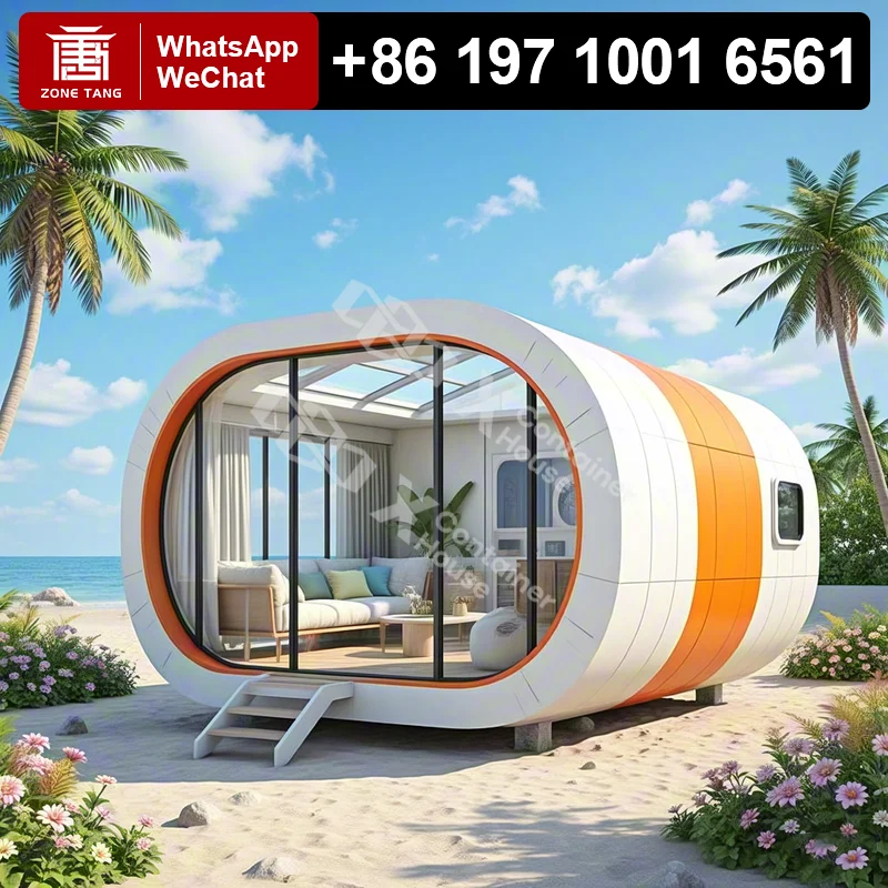 

Innovative Insulation Apple Capsule House Modular Top Manufacturers Expert Construction Skills Prefab Premade Tiny Home Cabins