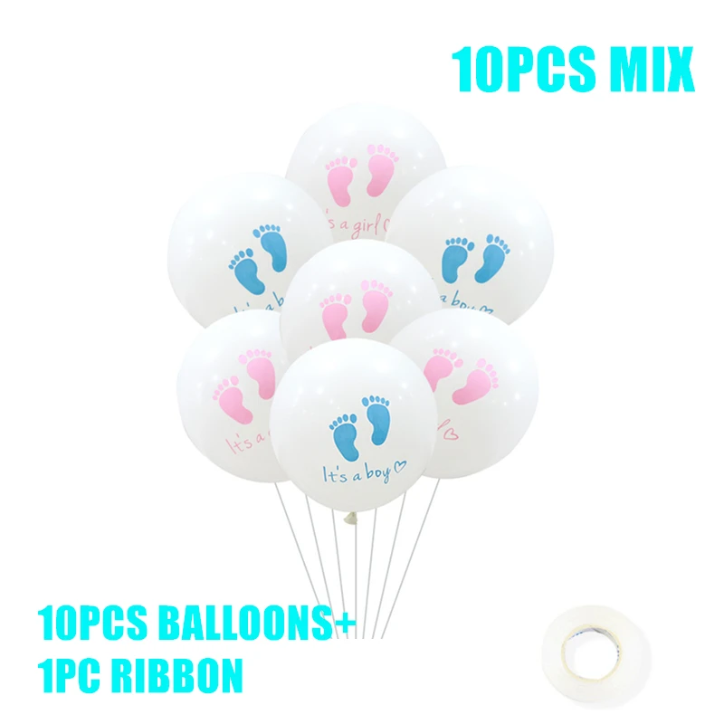 Baby Shower Boy or Girl Balloons Gender Reveal Party Decorations  Baby Boy Shower Decor