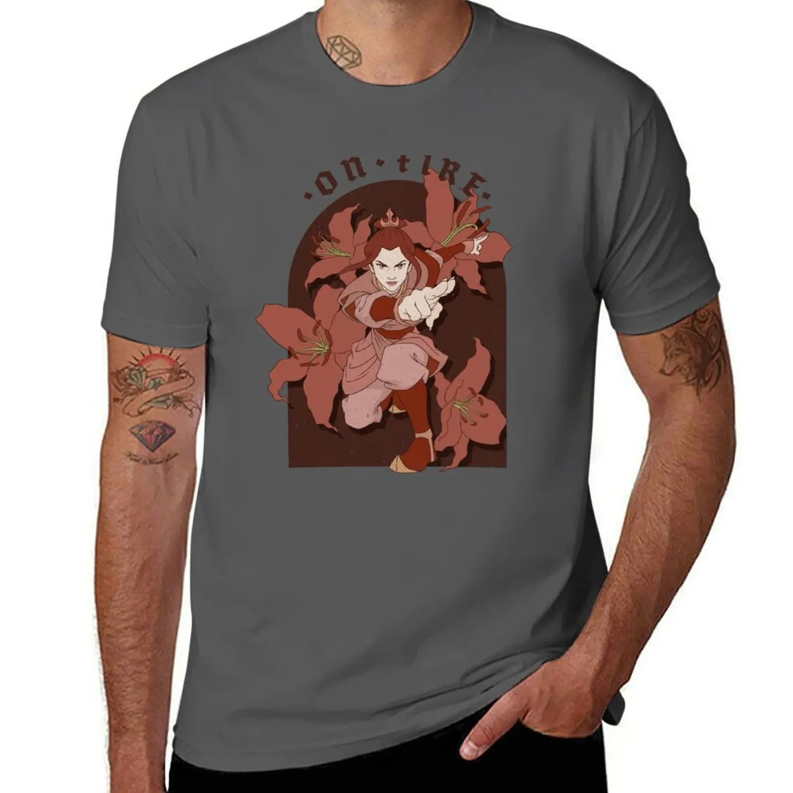 Avatar: The Last Airbender Azula On Fire T-Shirt boys animal print custom shirt Funny t-shirt mens graphic t-shirts