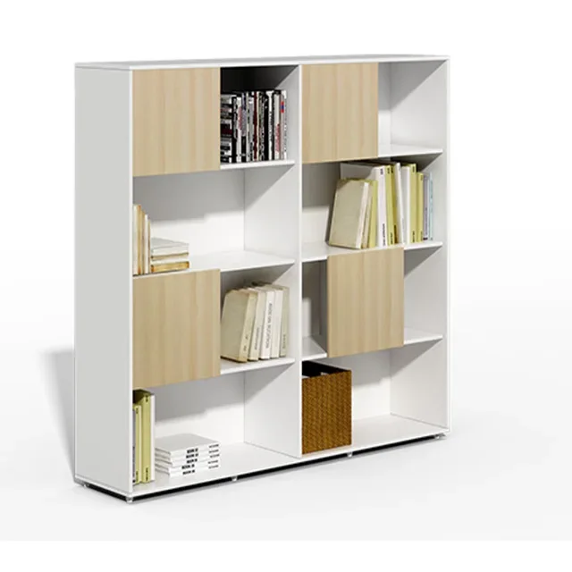 

Modern Melamine Home Furniture Living Room Wood Bookshelf