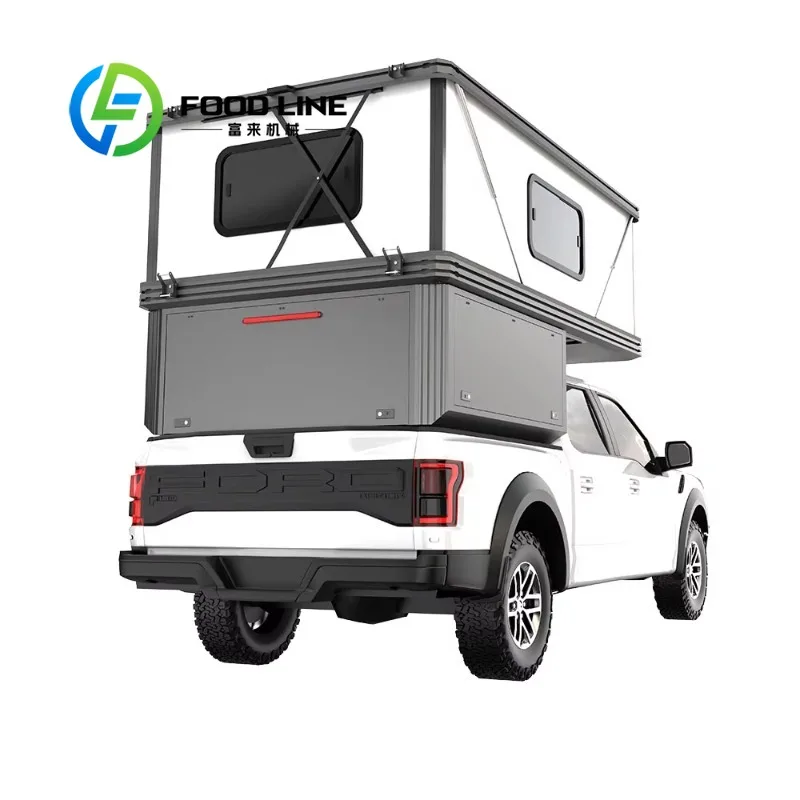 Pop Up Truck Bed Camper Anti‑Mildew Inner Liner Quick Disassembly For Wilderness Off‑Road Adventure, Expedition Truck Camper view 3