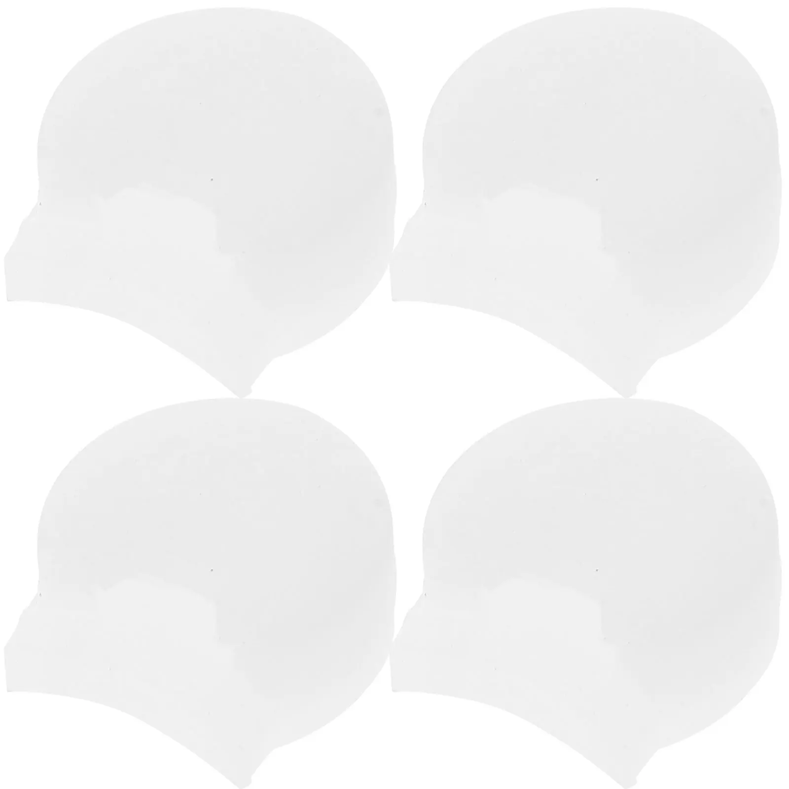 

5pcs White Rubber Clarinet Oboe Thumb Rest Cushions Soft Anti-Slip Finger Support Lightweight Easy Replacement Cleaning Musical