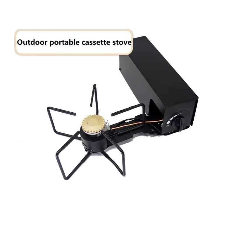 

Outdoor Portable Windproof Camping Stove Foldable Cassette Stove, Nature Hike Tourism Bushcraft Travel Gas Stove Camping Supplie