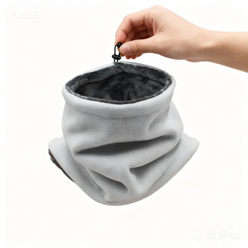 

Warm Men Women Fleece Neck Warmer Scarf Outdoor Windproof Balaclava for Camping Hiking Cycling Skiing