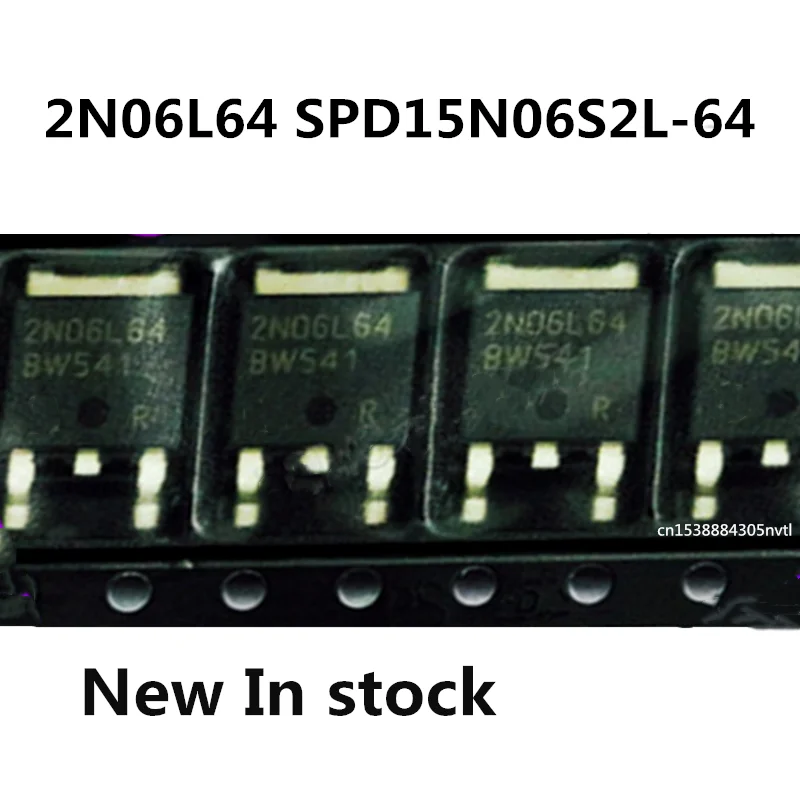 Original 10PCS/ 2N06L64 SPD15N06S2L-64  TO-252 55V 19A