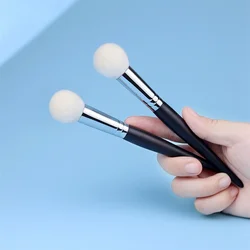 1pcs Goat Hair Blush Brush Stippling Makeup Brush Cosmetic Powder Natural Blooming Blusher HighlighterContour Brushes maquillaje