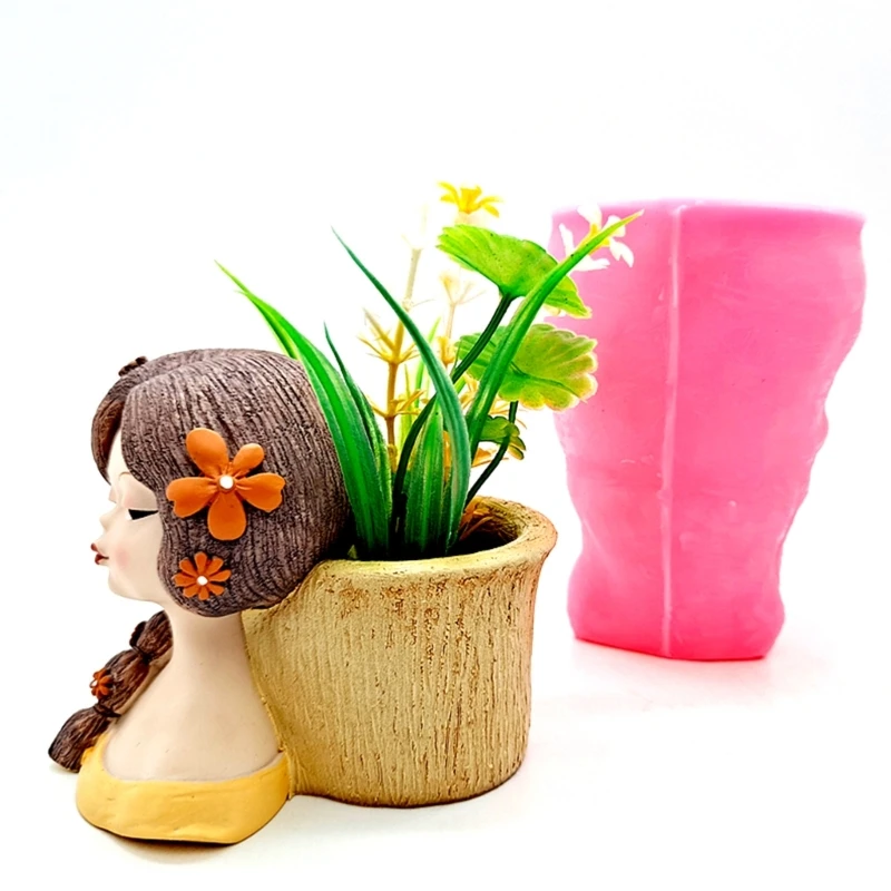 Рисунок 6 - Силиконовая форма для горшка с боковыми волосами