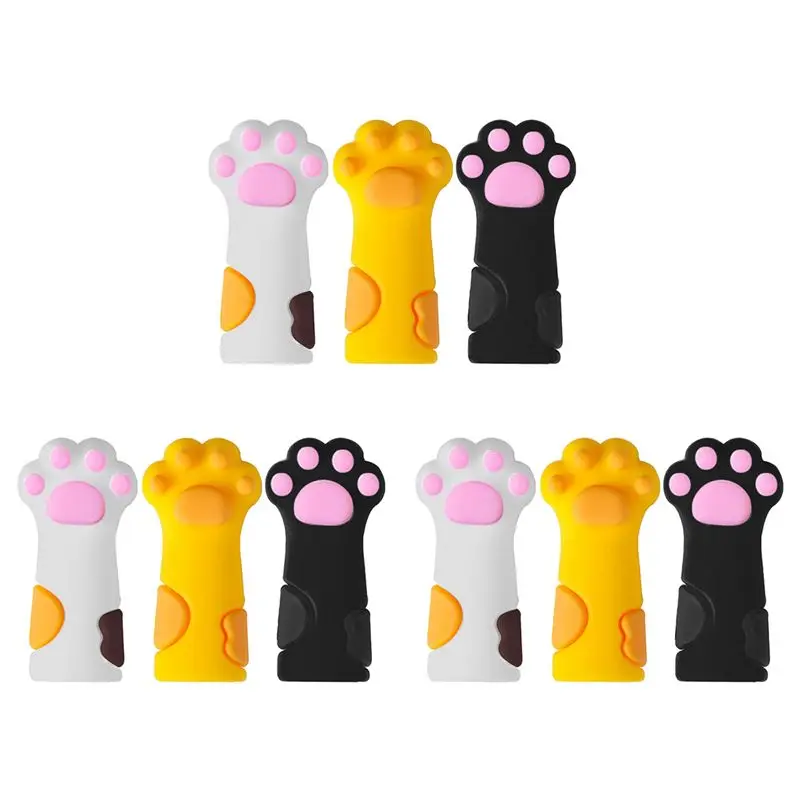 

9Pcs Cute Nipper Cover Protective Sleeve For Nail Cuticle Scissors Cover Manicure Pedicure Tools Dead Skin Tweezers Cap